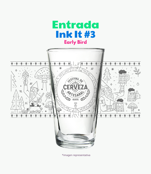 Entrada Ink It #3: Early Bird - FCA Guate 2025