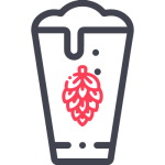 beer-glass-logo-dark-gray-red beer-glass-logo-dark-gray-red