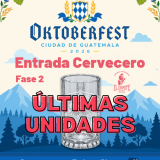 Entrada Cervecero: Tarjetas Bi fase 2 – Oktoberfest Guate 2026