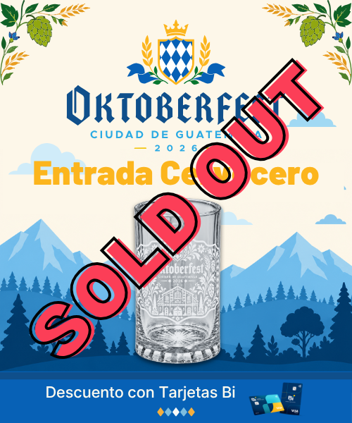 Entrada Cervecero: Tarjetas Bi - Oktoberfest Guate 2026